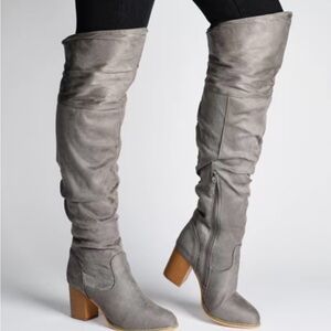 Journee Kaison Over-The-Knee Boot - wide calf size 10